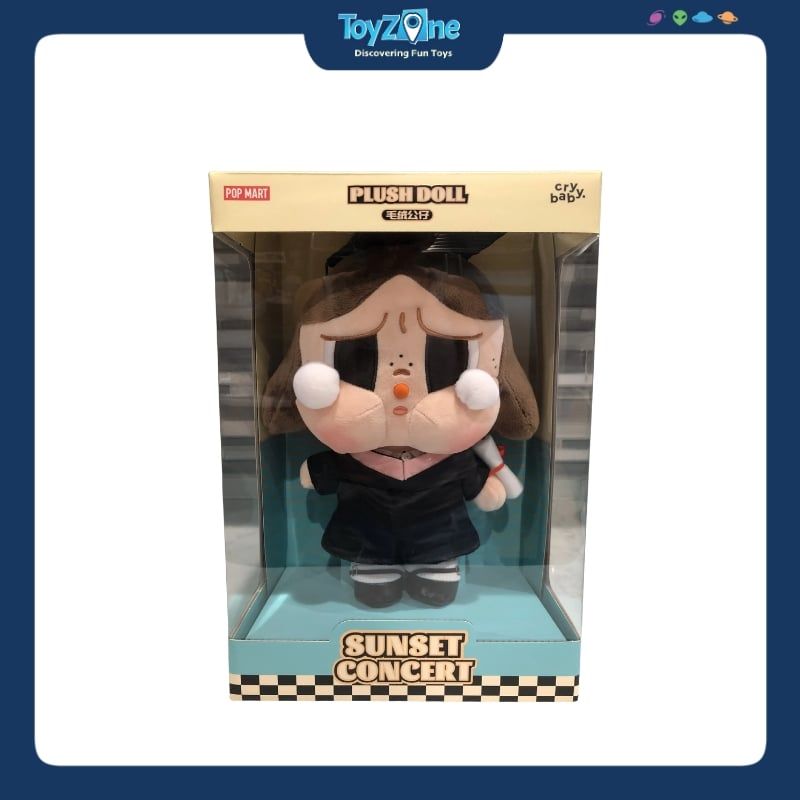 Mô hình gấu bông Crybaby Sunset Concert Series Plush Doll POP MART