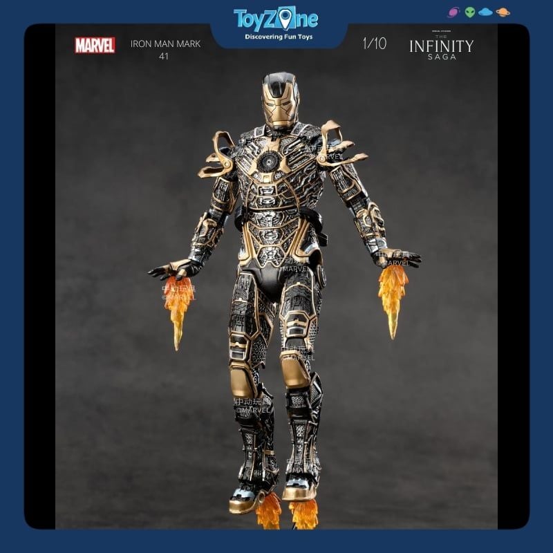 Mô hình Iron Man Mark 41 ( MK41 ) Bones 1:10 ZD TOYS