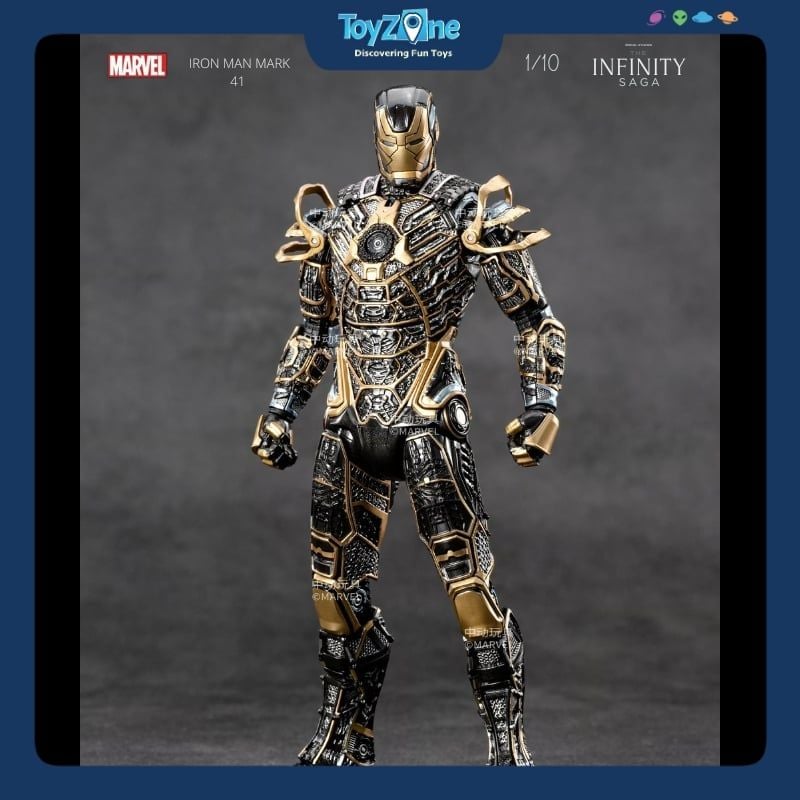 Mô hình Iron Man Mark 41 ( MK41 ) Bones 1:10 ZD TOYS