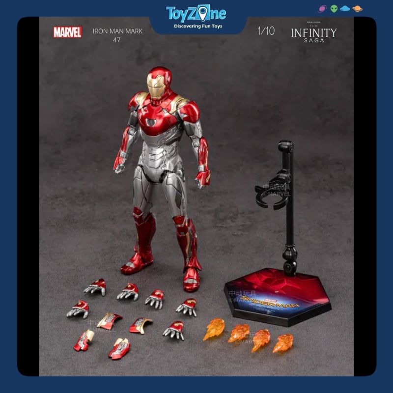 Mô hình Iron Man Mark 47 ( MK47 ) Prodigal Son 1:10 ZD TOYS
