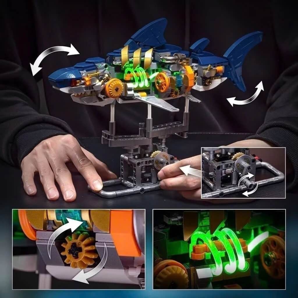 Mô hình lắp ráp Cá Mập Cơ Khí ( Shark Machinery ) JB01 MJI