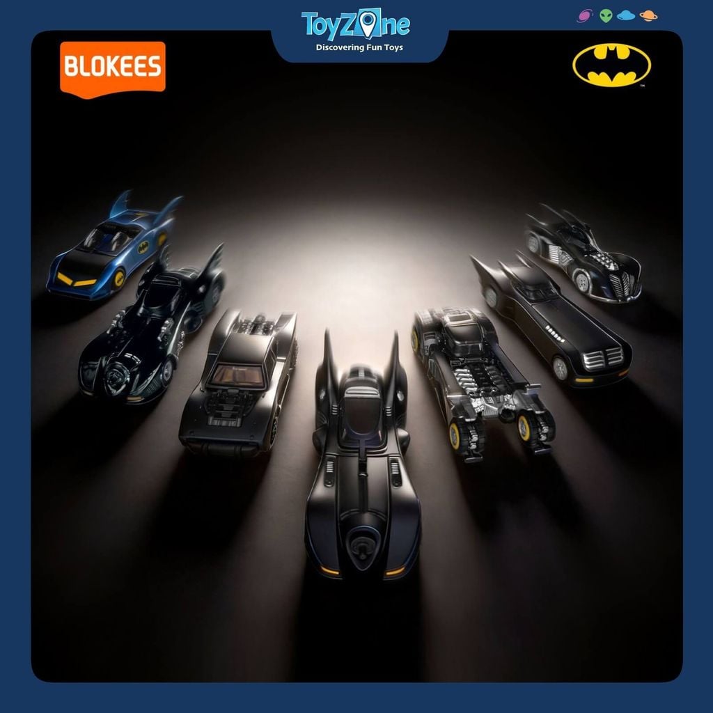 Mô hình lắp ráp DC WHEELS Batman E01 BatMobile EC06 BLOKEES