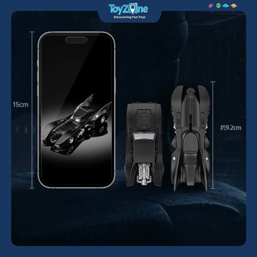 Mô hình lắp ráp DC WHEELS Batman E01 BatMobile EC06 BLOKEES