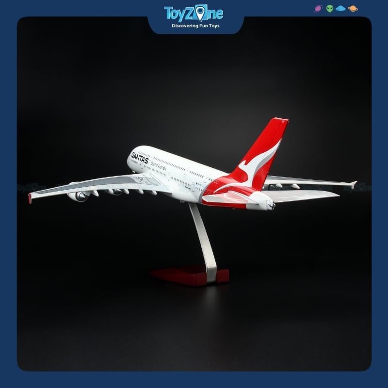 Mô hình máy bay Qantas 47cm lắp ráp có đèn Everfly