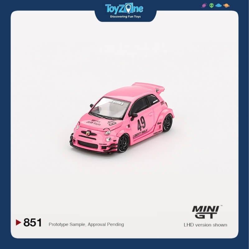 Mô hình xe ABARTH 595 1:64 MiniGT