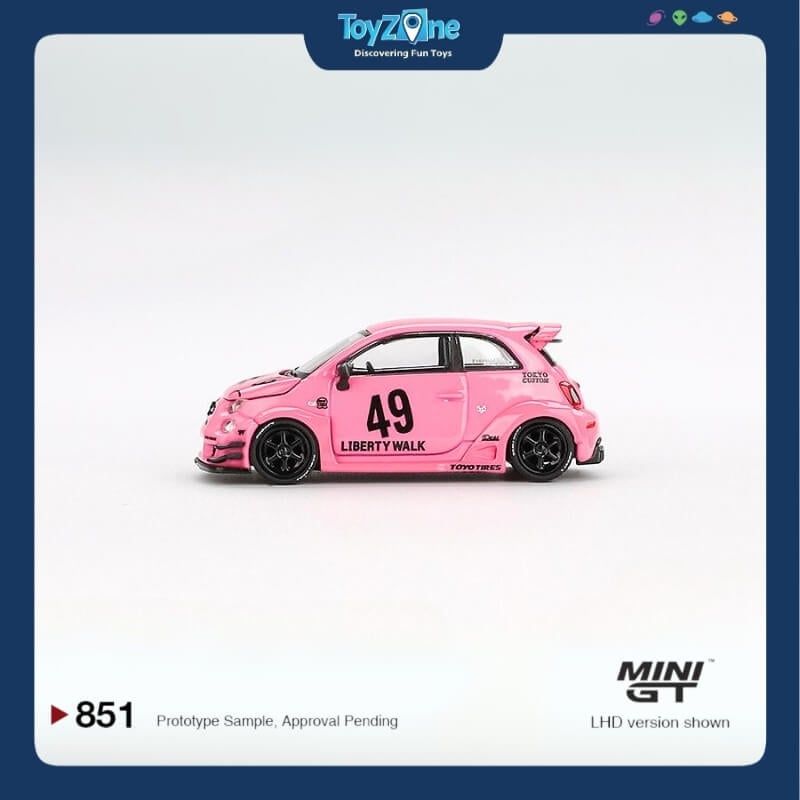 Mô hình xe ABARTH 595 1:64 MiniGT