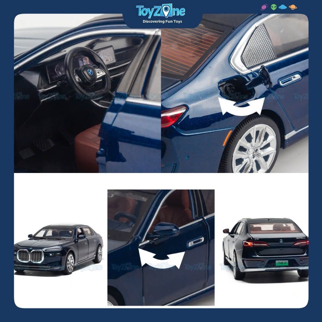 Mô hình xe BMW I7 Refined Edition 1:24 CCA