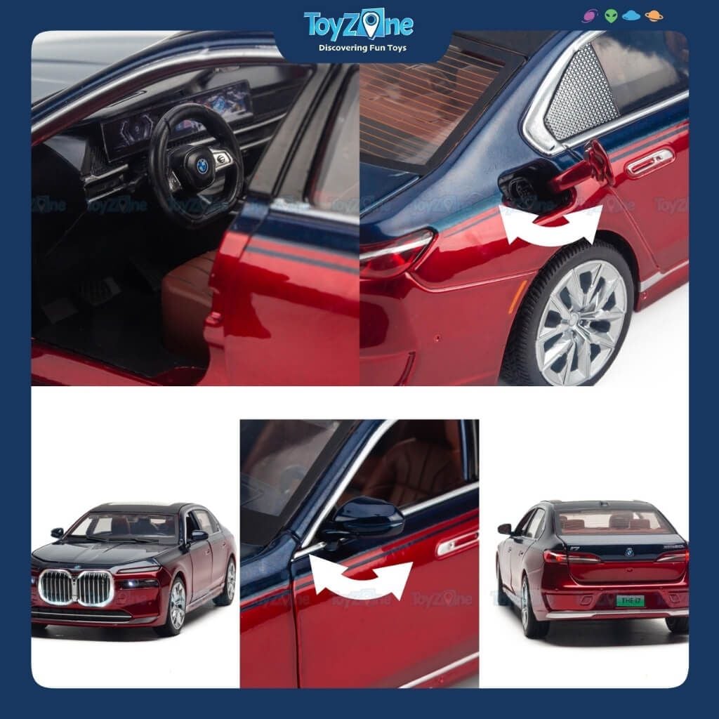 Mô hình xe BMW I7 Refined Edition 1:24 CCA