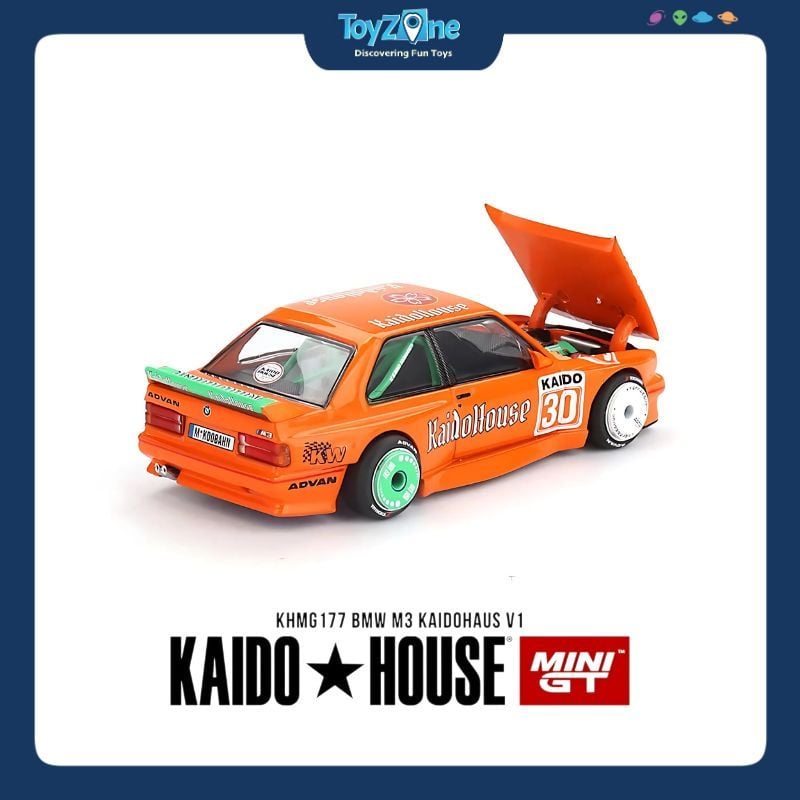 Mô hình xe BMW M3 ( E30 ) 1:64 KAIDO HOUSE x MiniGT