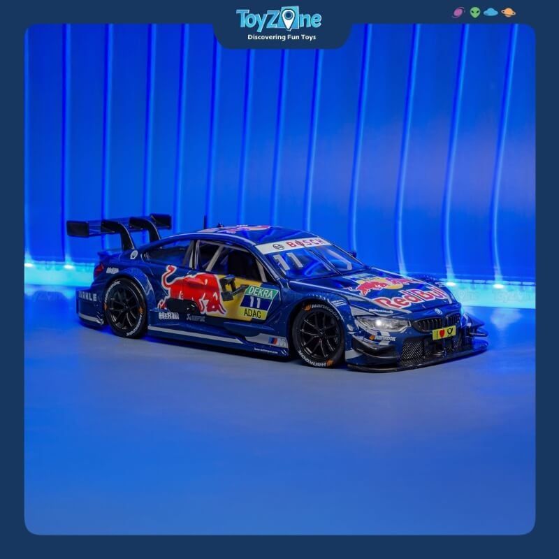 Mô hình xe BMW M4 DTM Red Bull 1:24 CCA