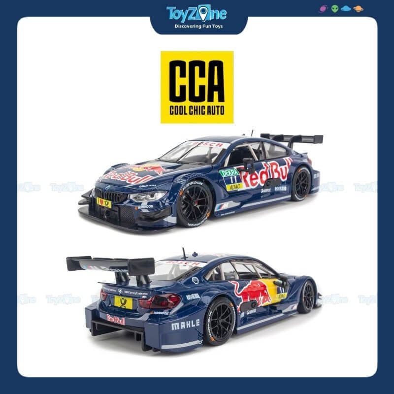 Mô hình xe BMW M4 DTM Red Bull 1:24 CCA