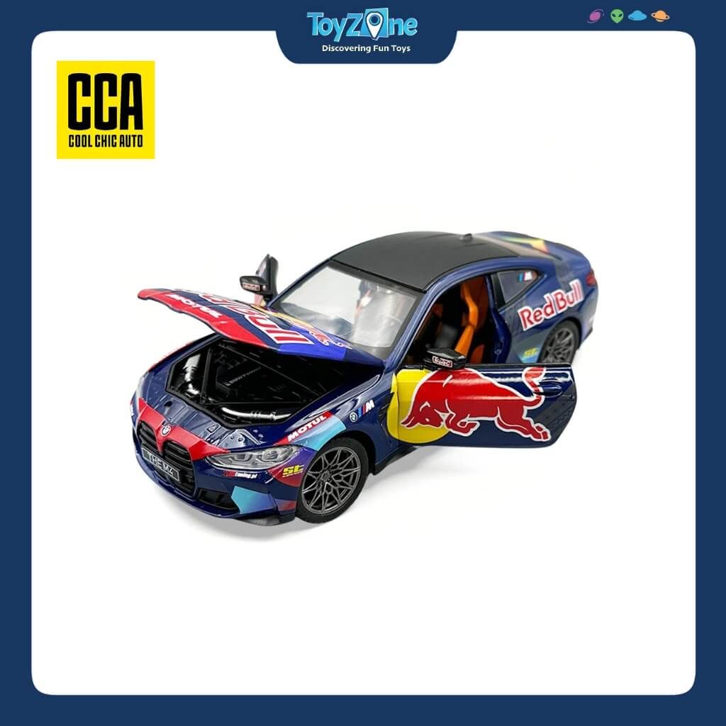 Mô hình xe BMW M4 Red Bull Livery 1:24 CCA