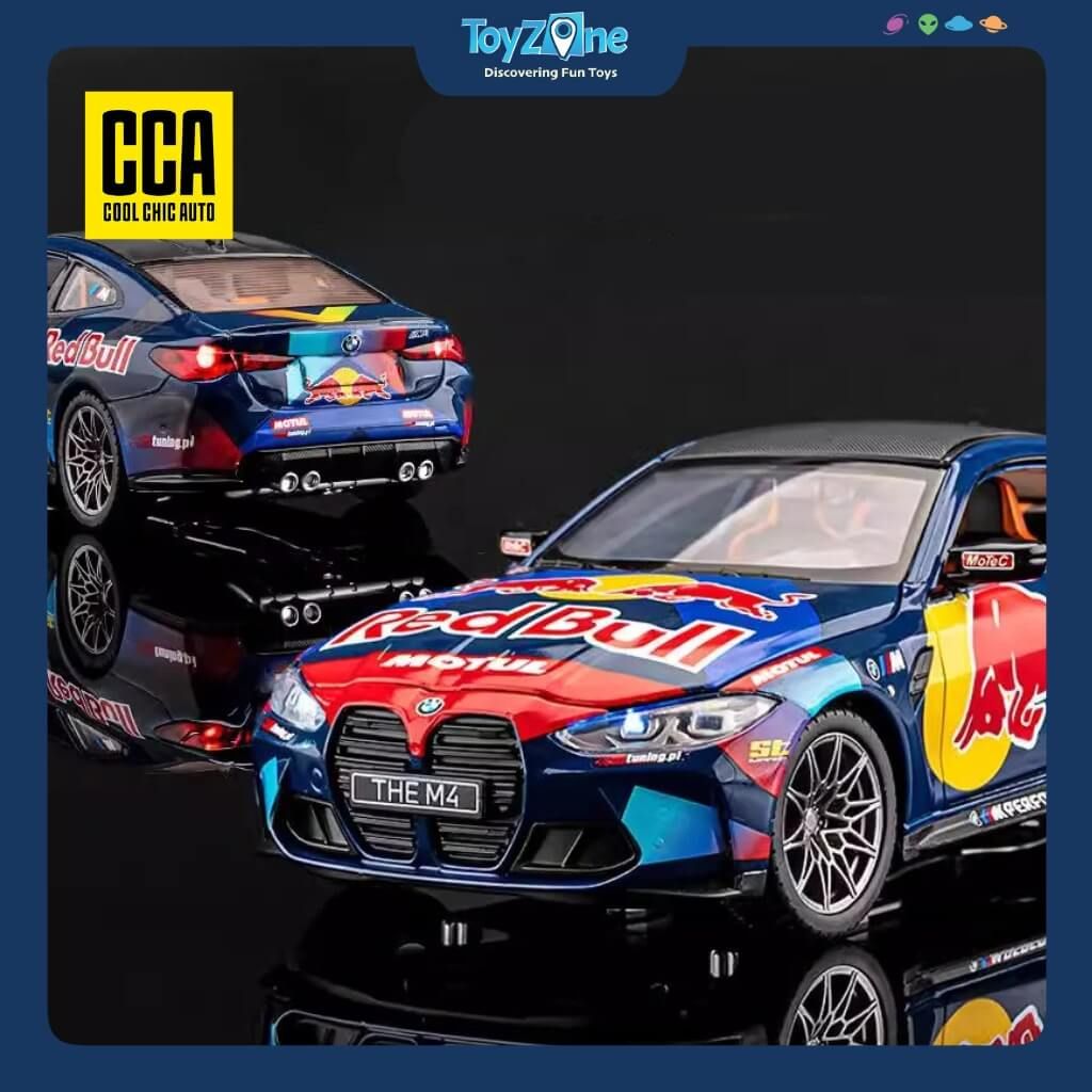 Mô hình xe BMW M4 Red Bull Livery 1:24 CCA
