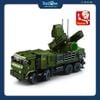 Bộ Đồ Chơi Lắp Ráp Mô Hình Xe Chiến Đấu Phòng Không Pantsir-S1S 1:35 SLUBAN