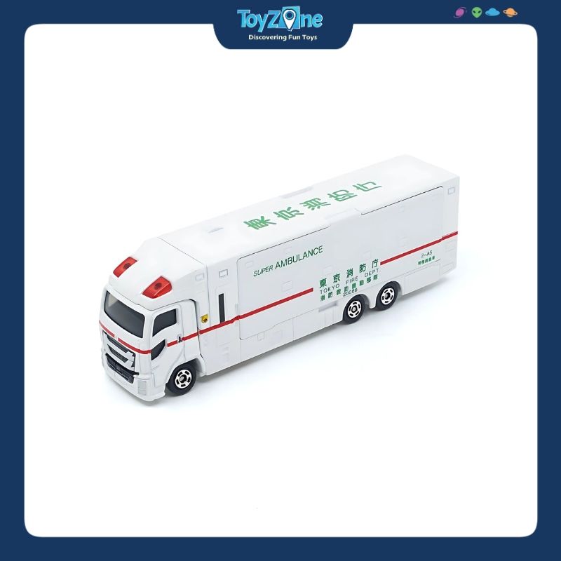 Mô hình xe Container Isuzu Giga Super Ambulance No.144 TOMICA LONG