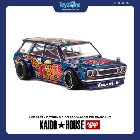 Mô hình xe Datsun Kaido 510 Wagon 1:64 Kaido House