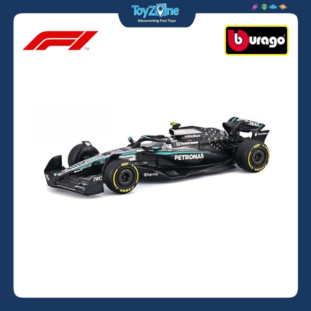 Mô hình xe F1 Mercedes-AMG W16 2025 1:64 BBURAGO