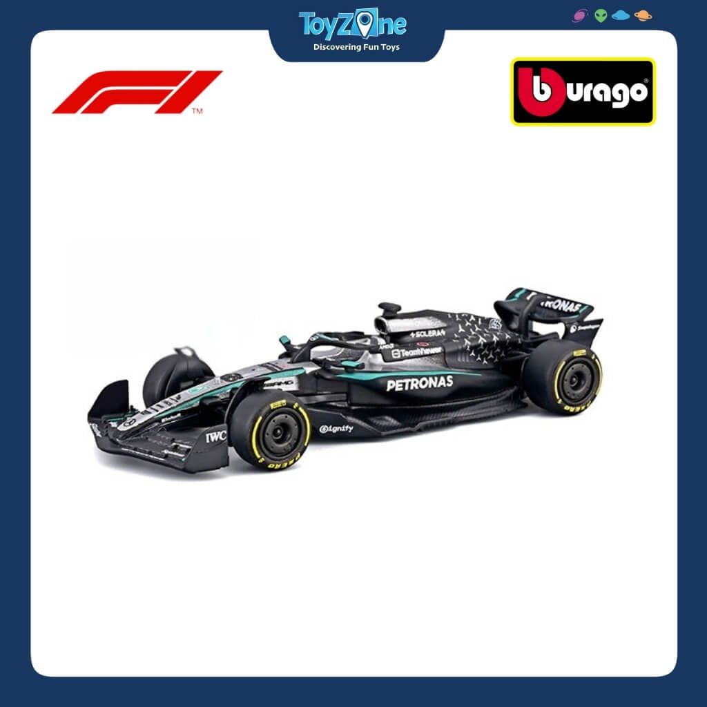 Mô hình xe F1 Mercedes-AMG W16 2025 1:64 BBURAGO