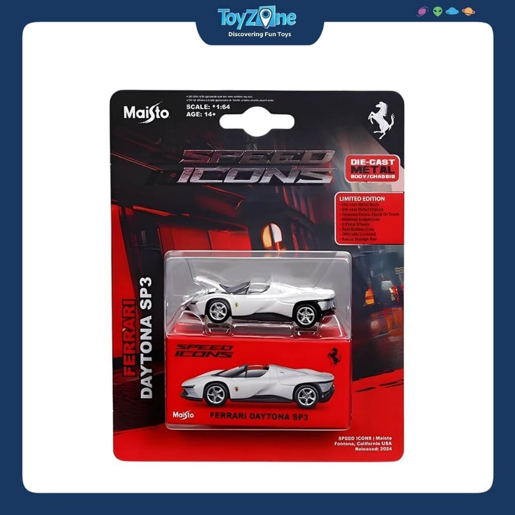 Mô hình xe Ferrari Daytona SP3 - Speed Icon 1:64 MAISTO