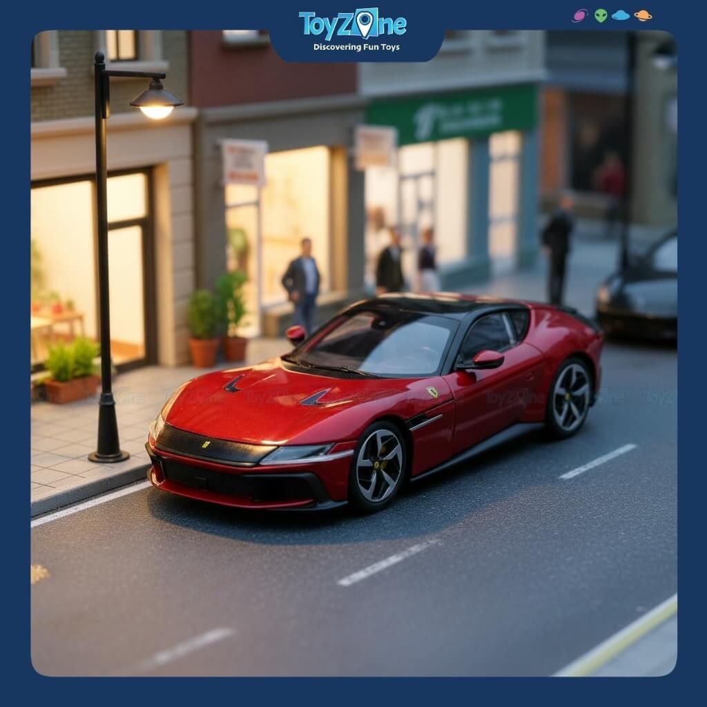 Mô hình xe Ferrari R & P - Ferrari 12Cilindri 1:24 BBURAGO