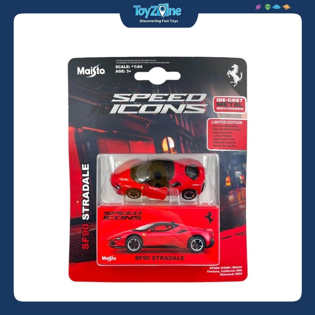 Mô hình xe Ferrari SF90 Stradale - Speed Icons 1:64 MAISTO