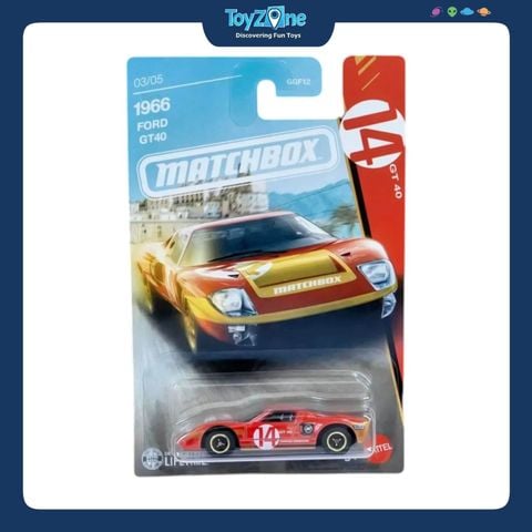 Mô hình xe Ford GT40 1966 City Heroes Traffic Series 1:64 MATCHBOX