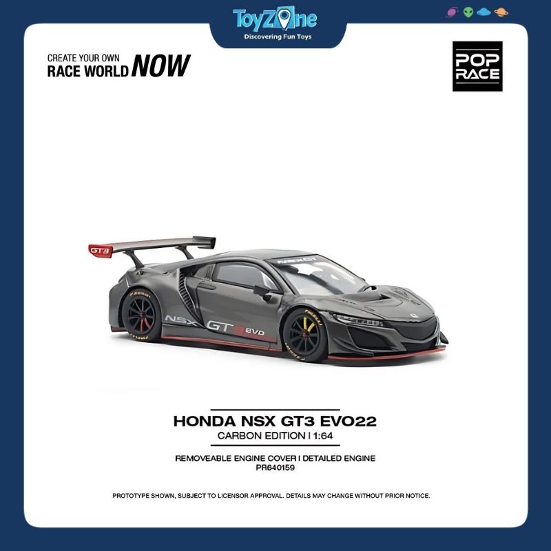 Mô hình xe Honda NSX GT3 EVO 22 1:64 POP RACE