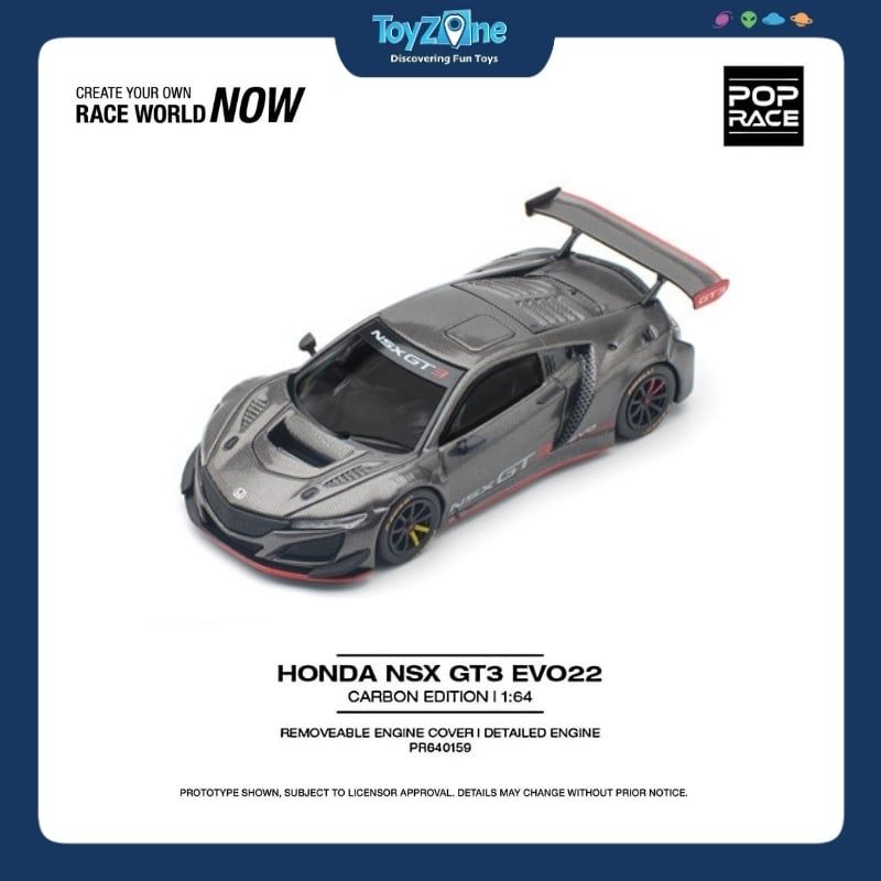 Mô hình xe Honda NSX GT3 EVO 22 1:64 POP RACE