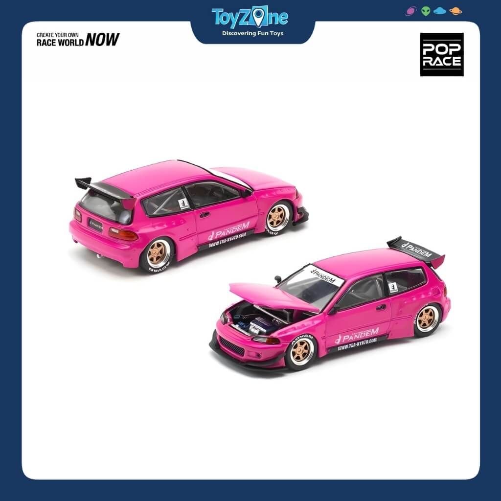 Mô hình xe Honda Pandem Civic EG6 1:64 POP RACE