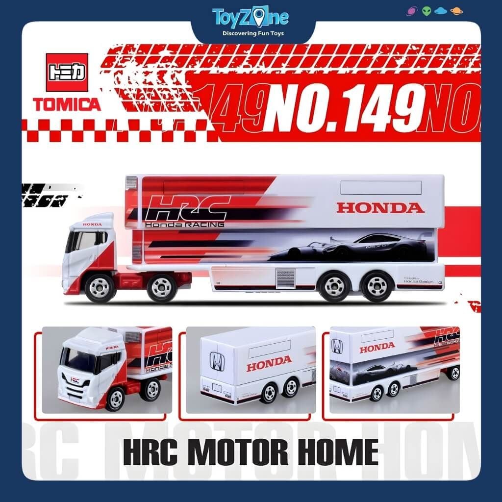 Mô hình xe Honda Racing Transporter No.149 TOMICA LONG