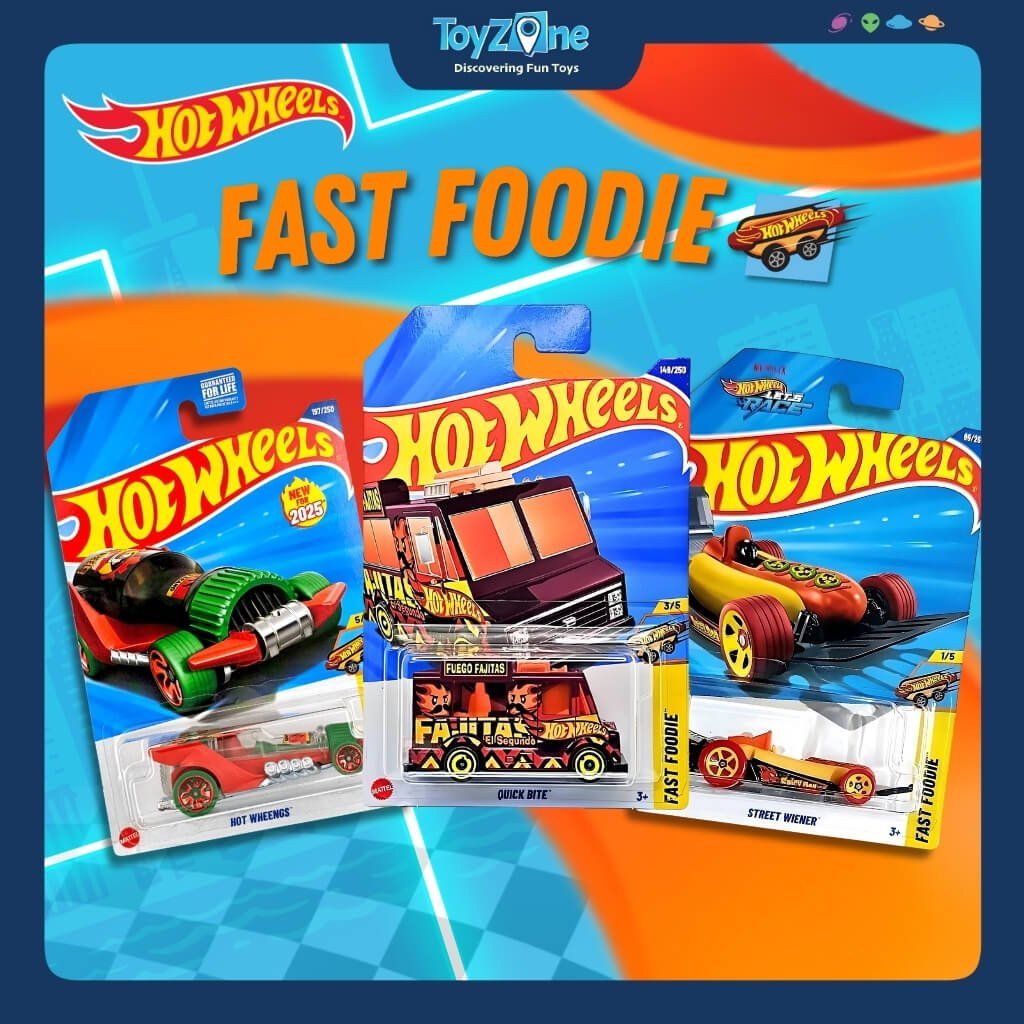Đồ chơi mô hình xe Hot Wheels Fast Foodie chính hãng