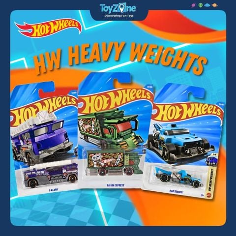 Mô hình xe Hot Wheels HW Heavy Weights chính hãng