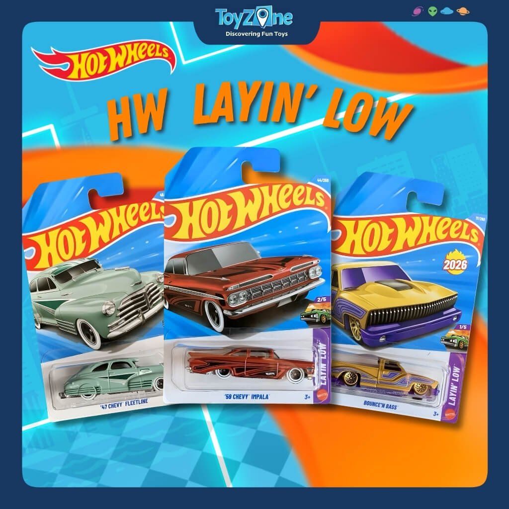 Mô hình xe Hot Wheels Layin' Low chính hãng