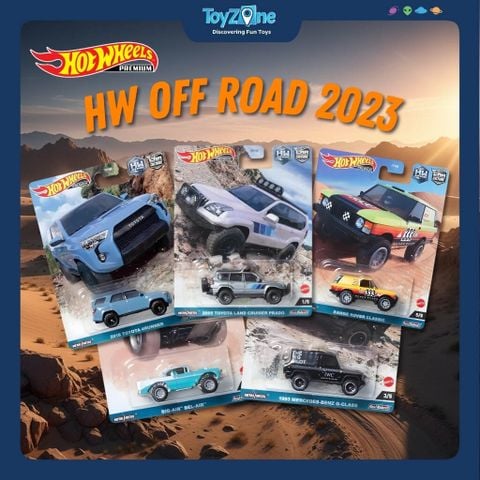 Mô hình xe Hot Wheels Premium 2023 HW Off Road chính hãng