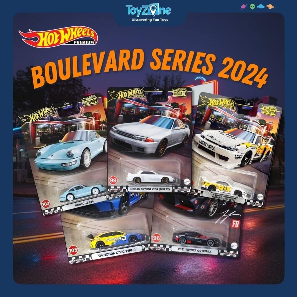 Mô hình xe Hot Wheels Premium Boulevard Series 2024 chính hãng
