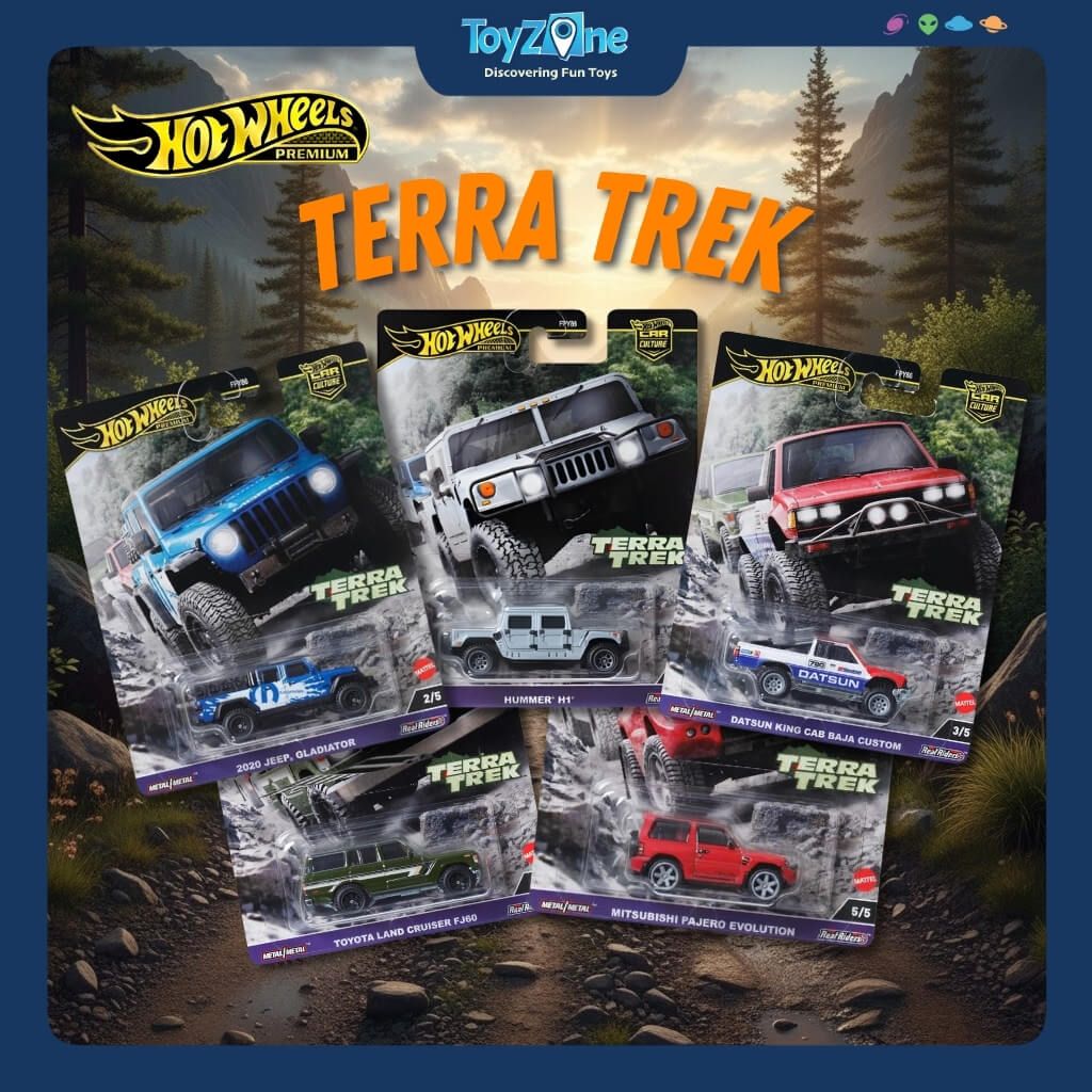 Mô hình xe Hot Wheels Premium Car Culture Terra Trek Series chính hãng