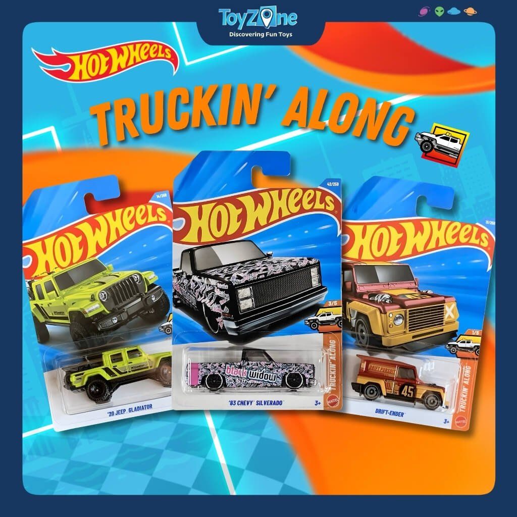 Mô hình xe Hot Wheels Truckin' Along chính hãng