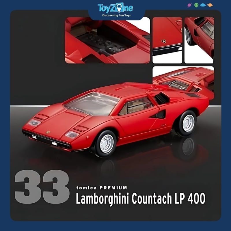 Mô hình xe Lamborghini Countach LP400 No.33 Tomica Premium