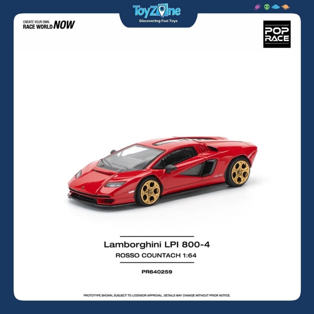 Mô hình xe Lamborghini Countach LPI 800-4 1:64 Pop Race