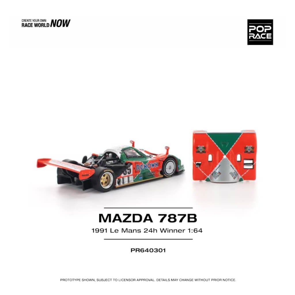Mô hình xe Mazda 787B 1:64 POP RACE