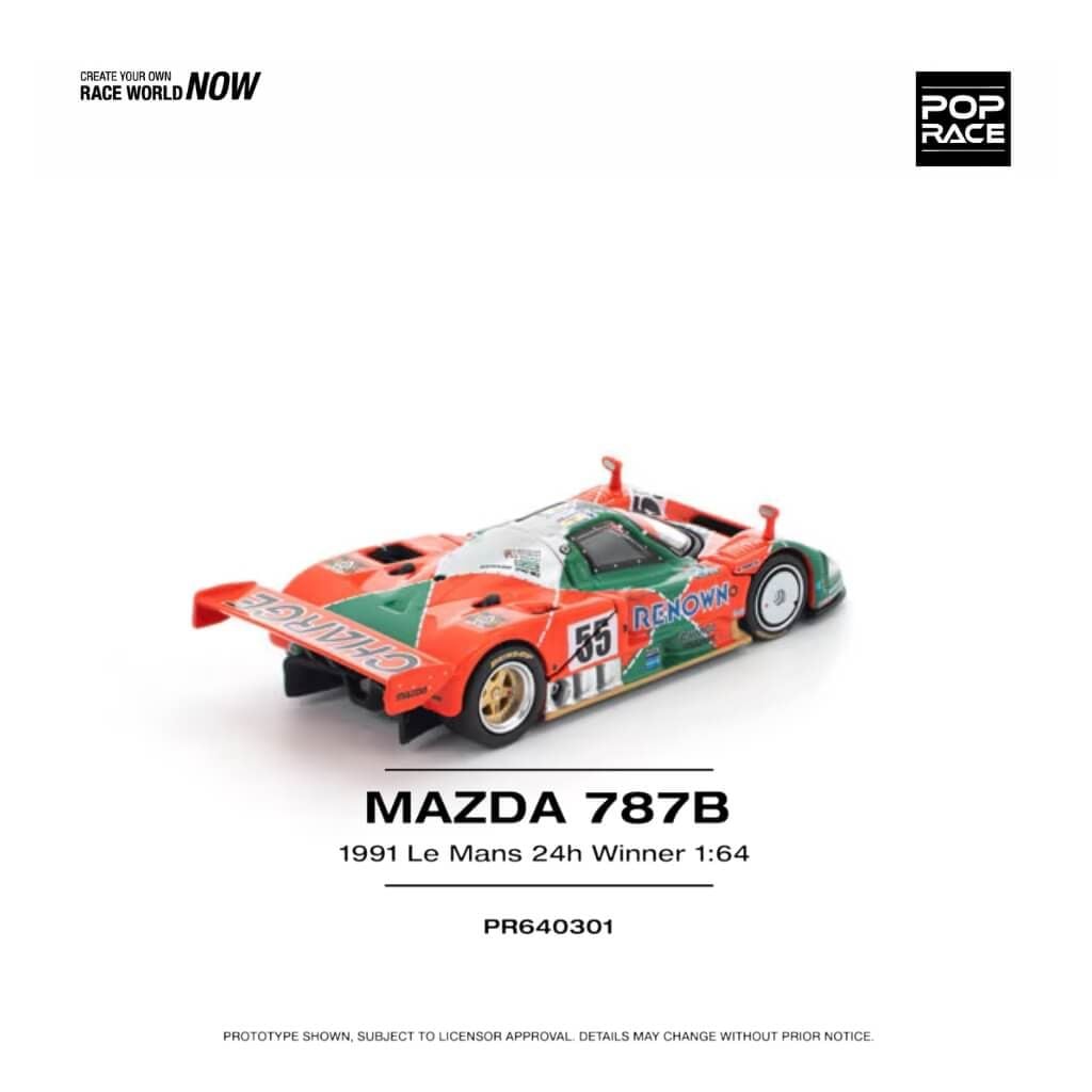 Mô hình xe Mazda 787B 1:64 POP RACE