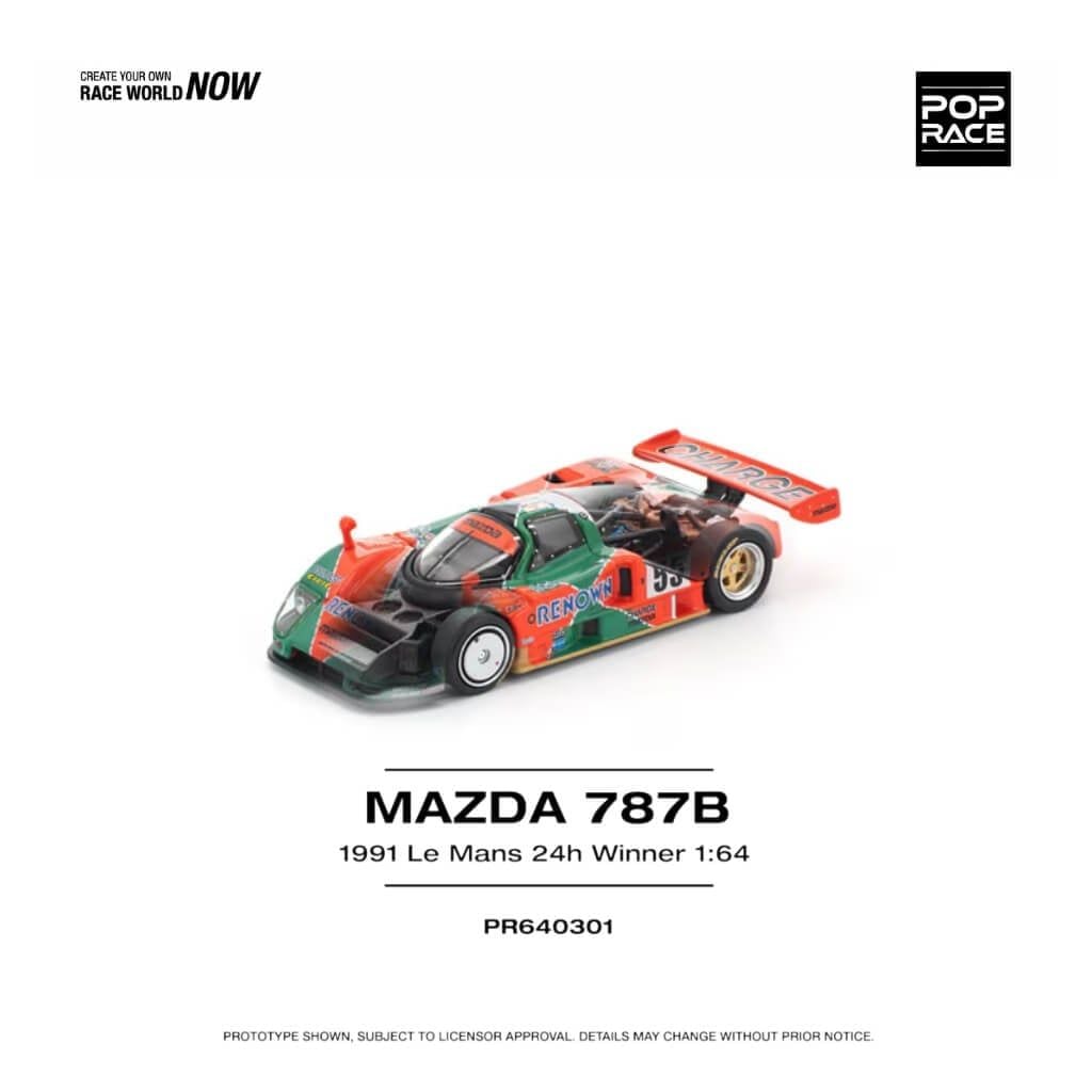 Mô hình xe Mazda 787B 1:64 POP RACE