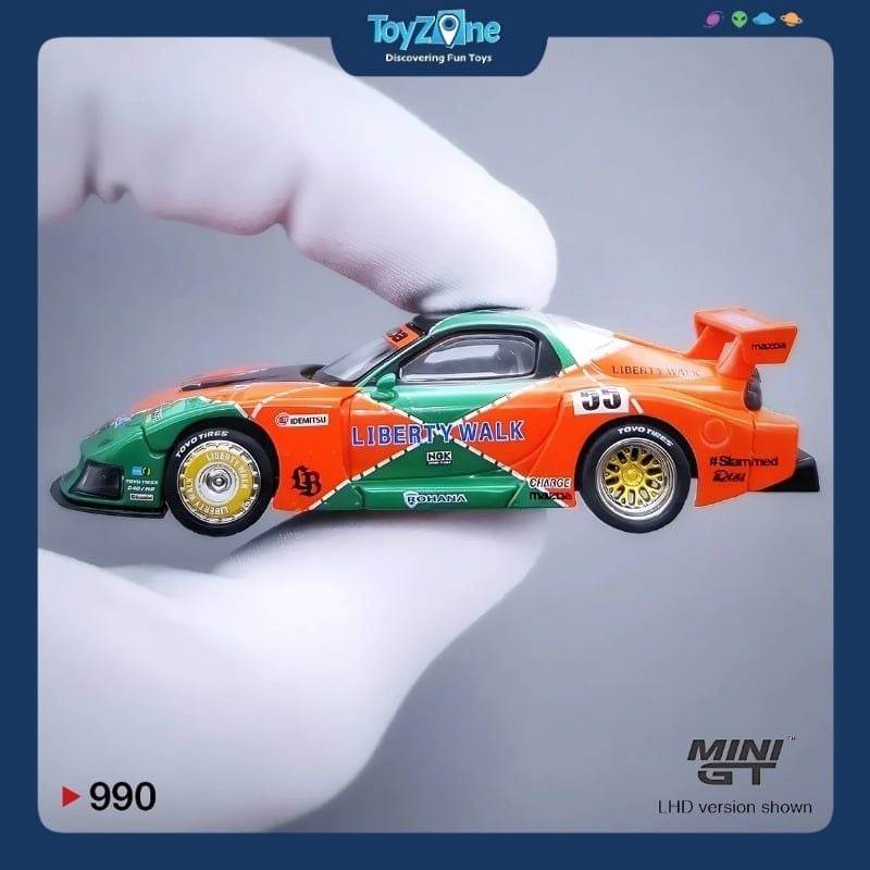 Mô hình xe Mazda RX-7 LB-Super Silhouette 1:64 MiniGT