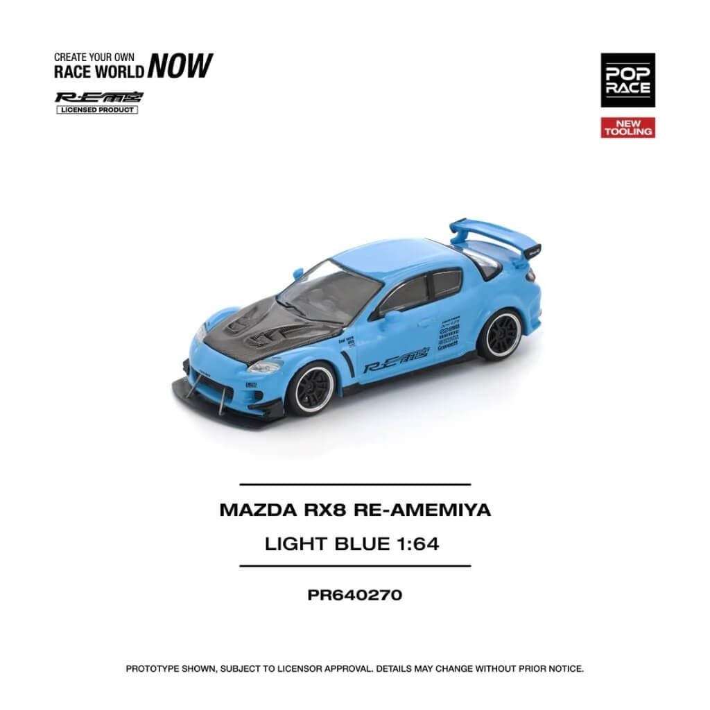 Mô hình xe Mazda RX8 Re-Amemiya 1:64 POP RACE