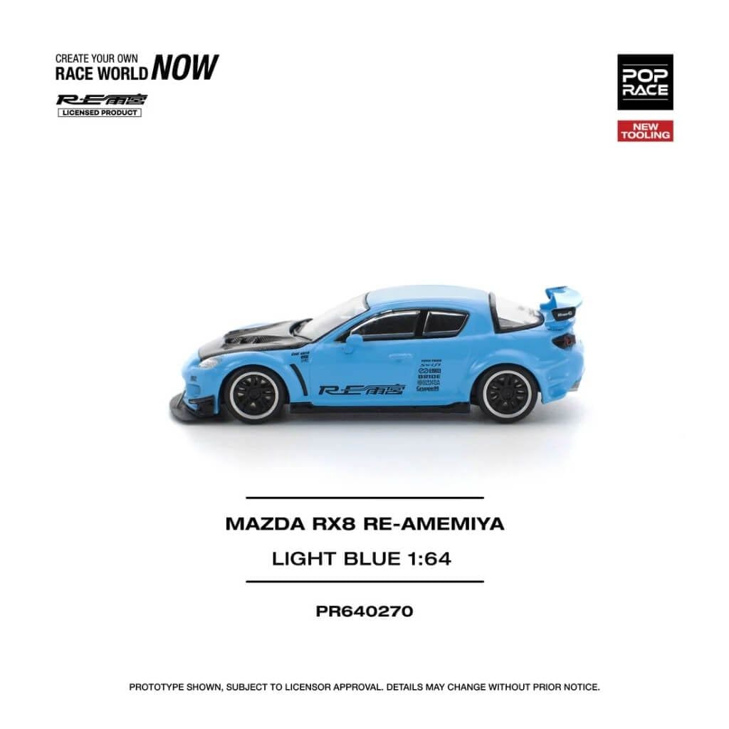 Mô hình xe Mazda RX8 Re-Amemiya 1:64 POP RACE