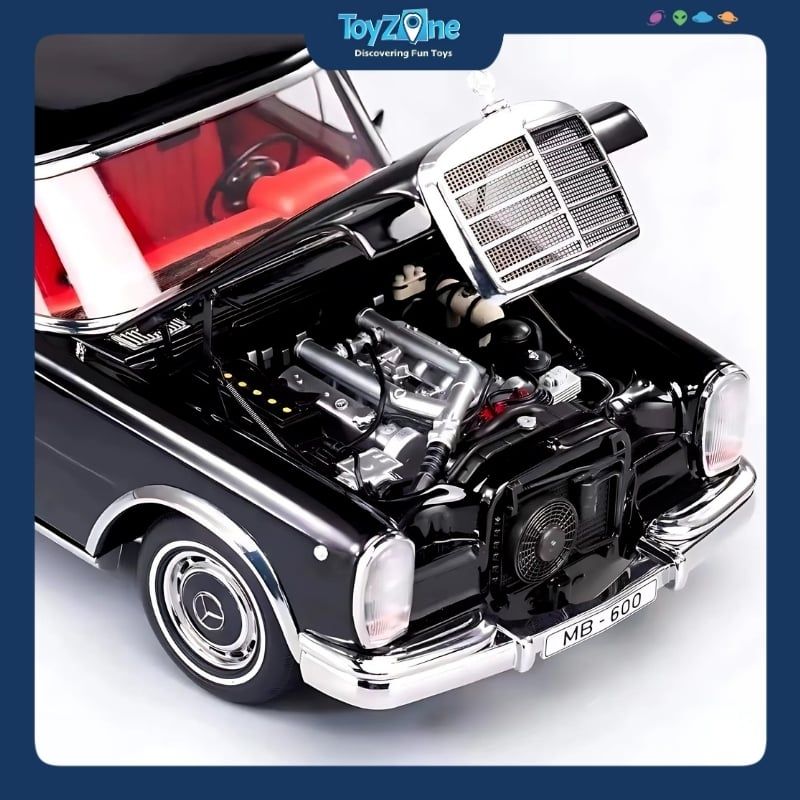 Mô hình xe Mercedes Benz 600 Pullman W100 1:18 KENGFAI