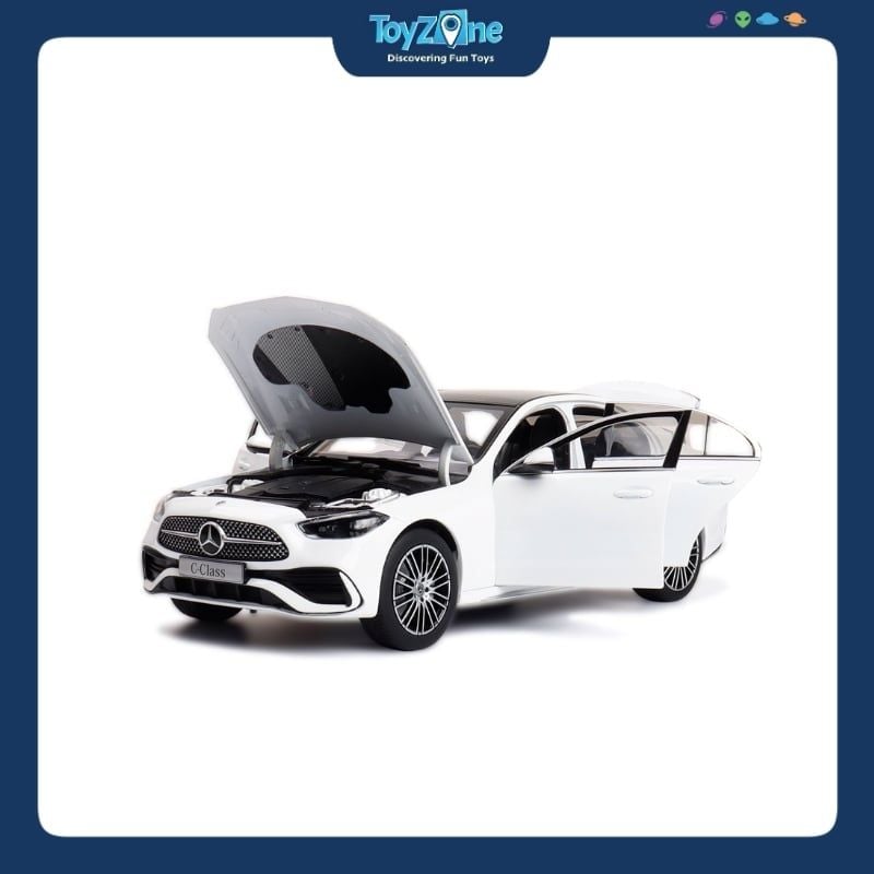 Mô hình xe Mercedes Benz C260 AMG 2024 1:18 NZG