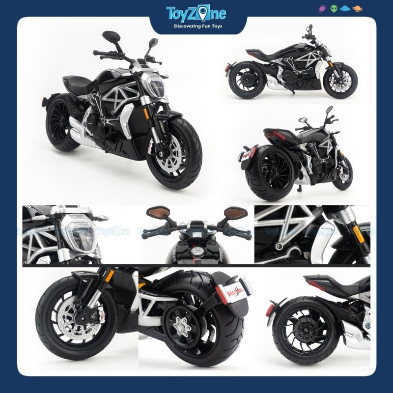 Mô hình xe mô tô Ducati X Diavel S 1:12 Maisto