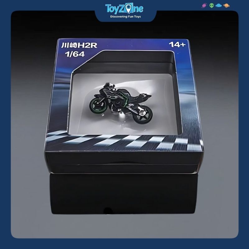 Mô hình xe mô tô Kawasaki Ninja H2R 1:64 Alloy Model