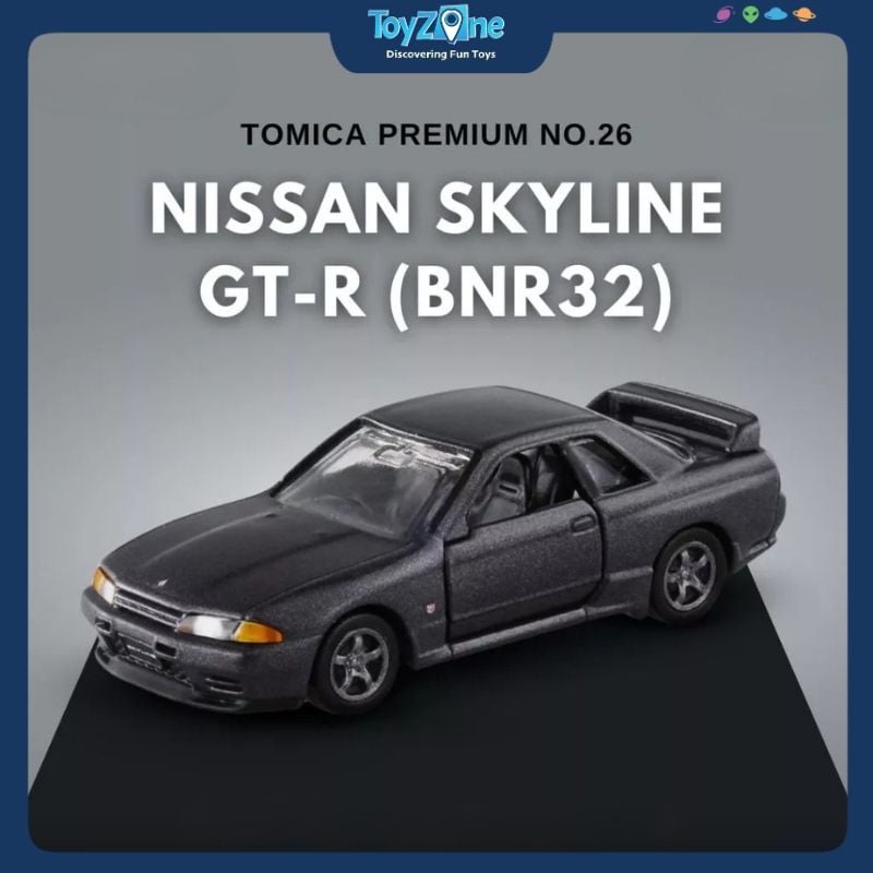 Mô hình xe Nissan Skyline GT-R BNR32 No.26 TOMICA PREMIUM